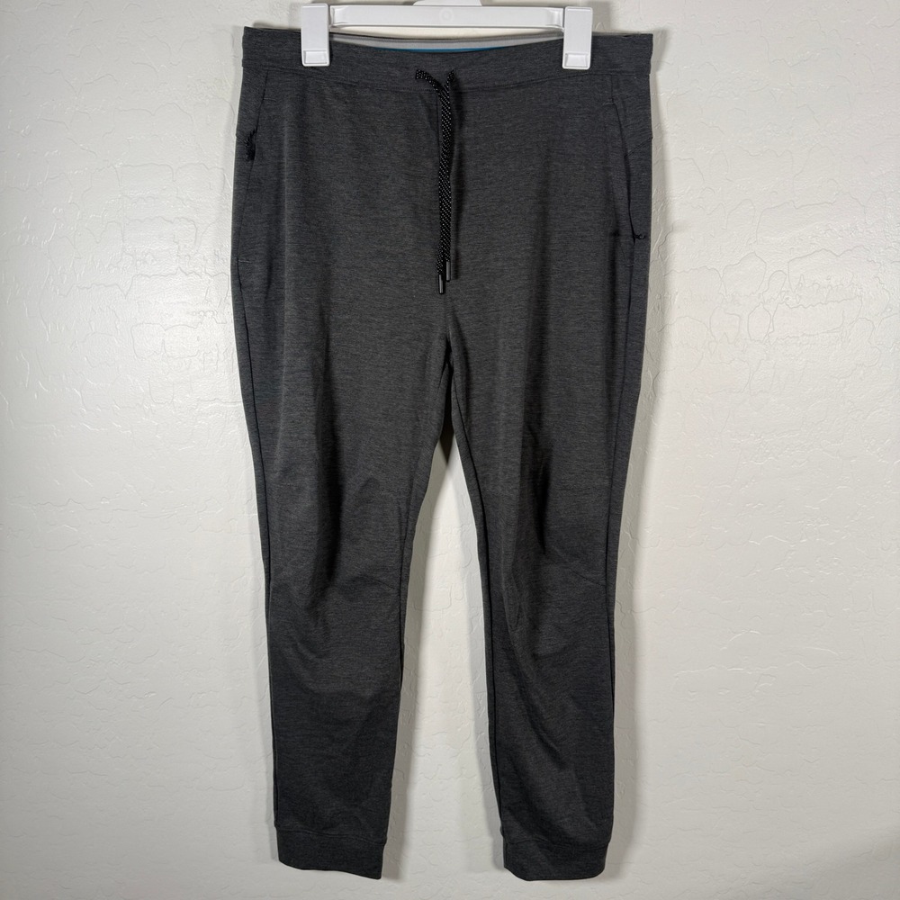 Mack Weldon Joggers Pants Mens Large Gray Sweatpant Active Stretch Performance